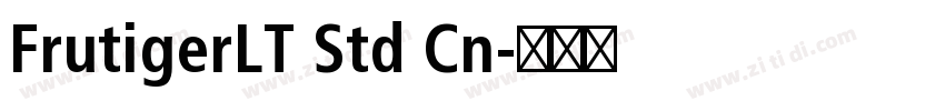 FrutigerLT Std Cn字体转换